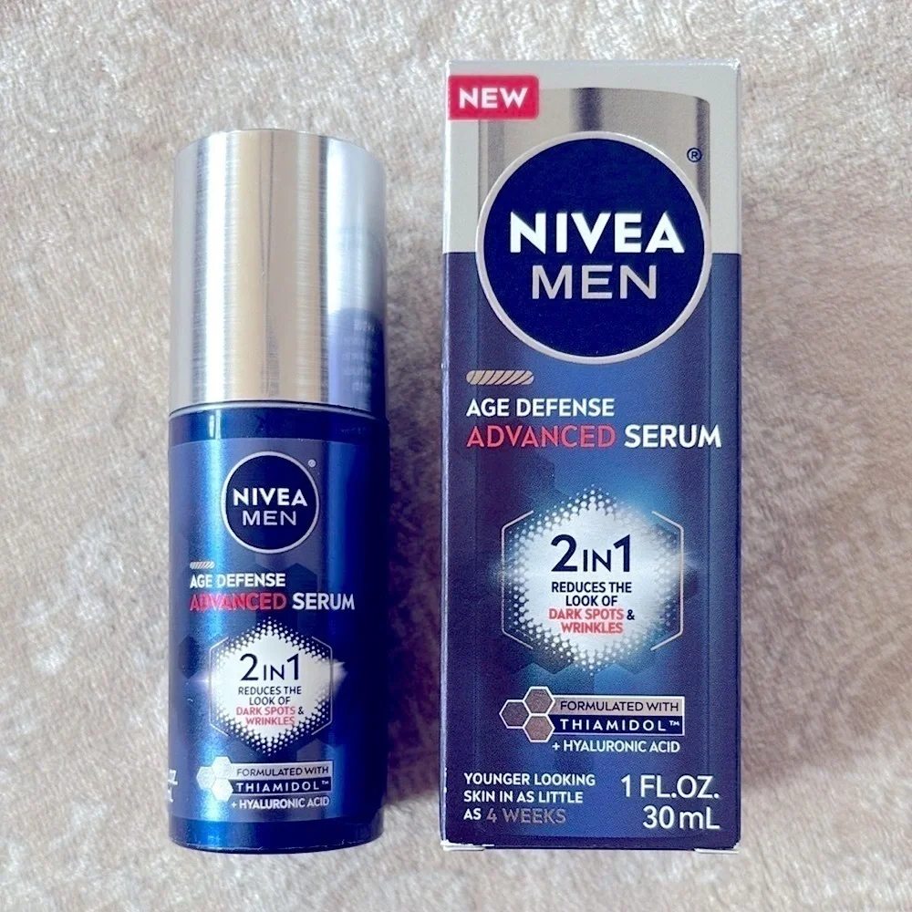 Brand New NIVEA MEN AGE DEFENSE ADVANCED SERUM 30ml Dark Spots Wrinkles